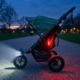 Out N About LED buggy lights front and rear (British brand)