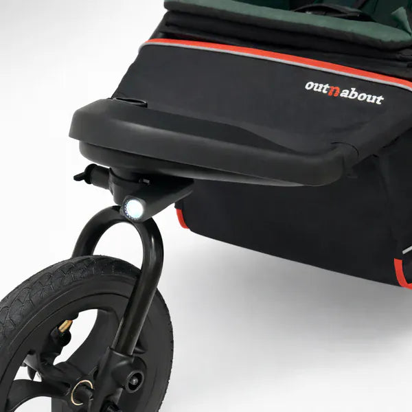 Out N About LED buggy lights front and rear (British brand)