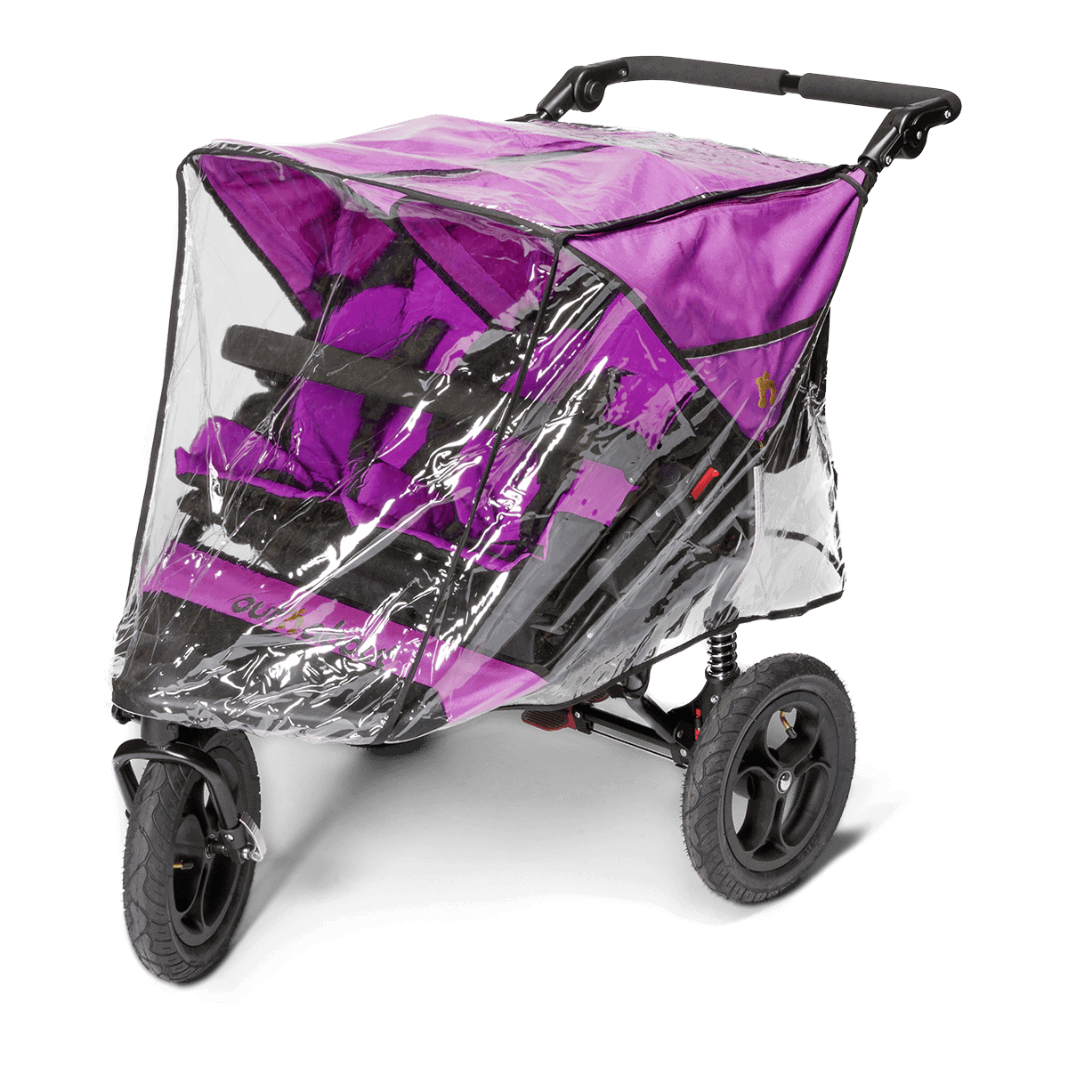 Out n About Nipper raincover double buggy cover - British product
