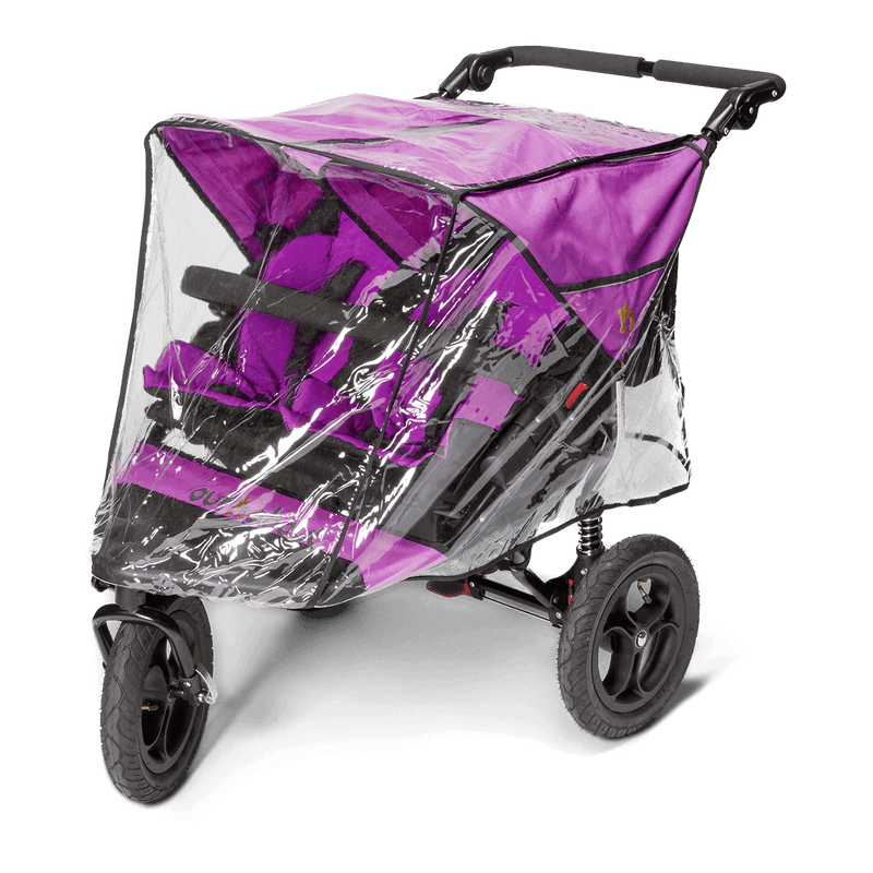 Out n About Nipper raincover double buggy cover - British product