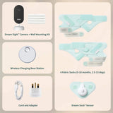 Owlet Dream Duo baby monitoring system in mint - British product