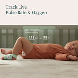 Owlet Dream Sock smart baby monitor Dusty Rose, UK version