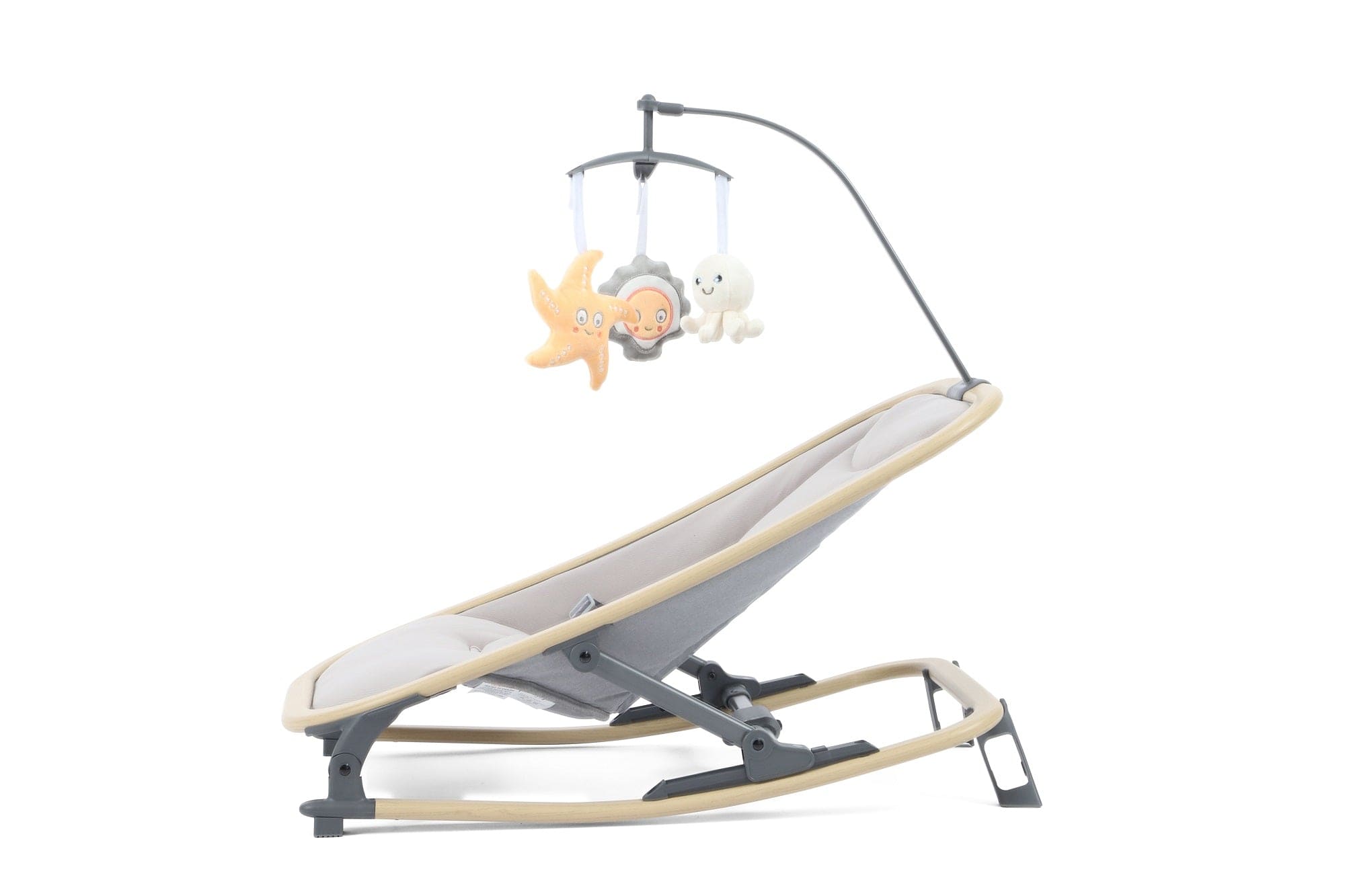 Baby rocker Stone with detachable mobile, British brand