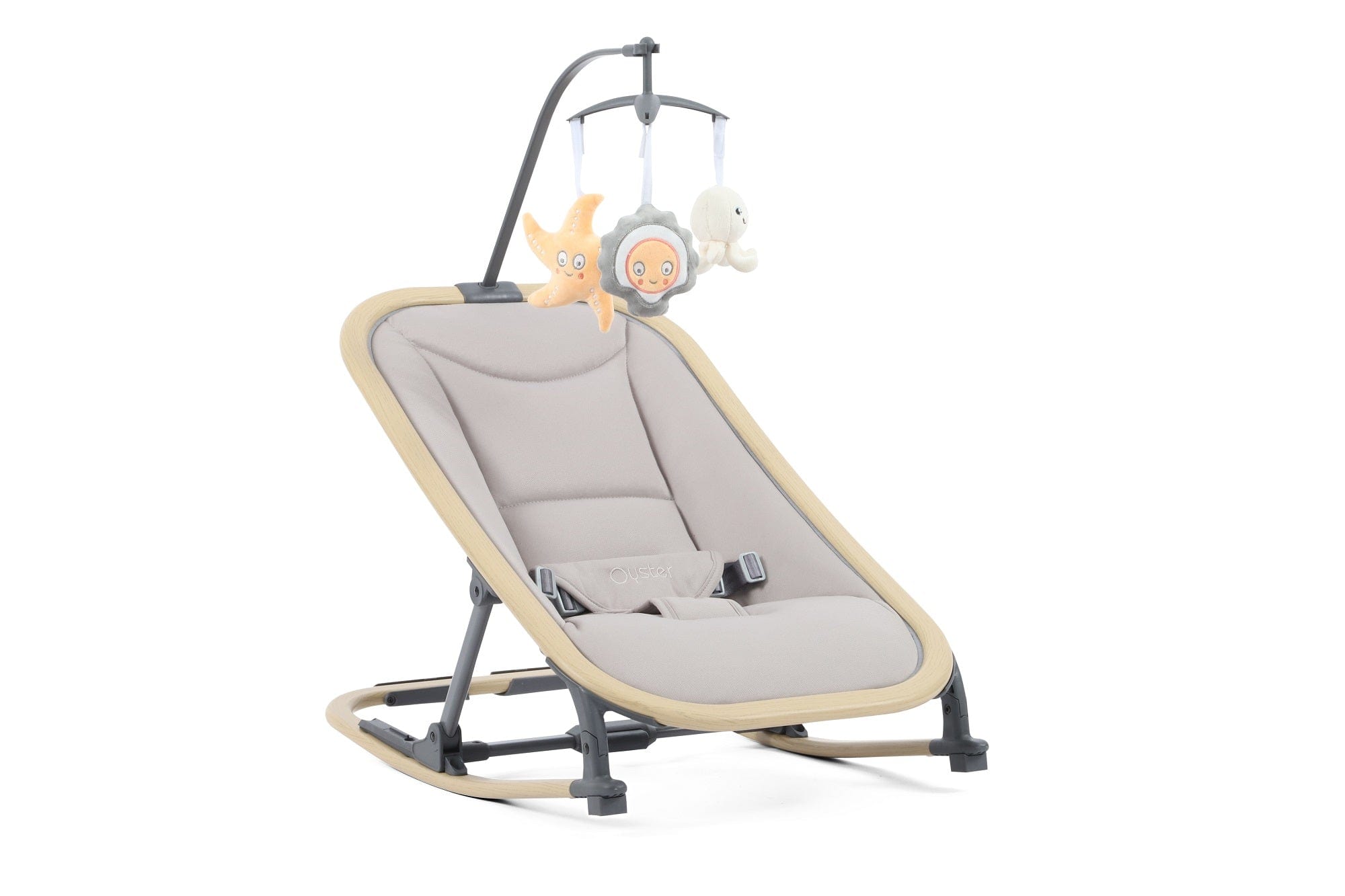 Baby rocker Stone with detachable mobile, British brand
