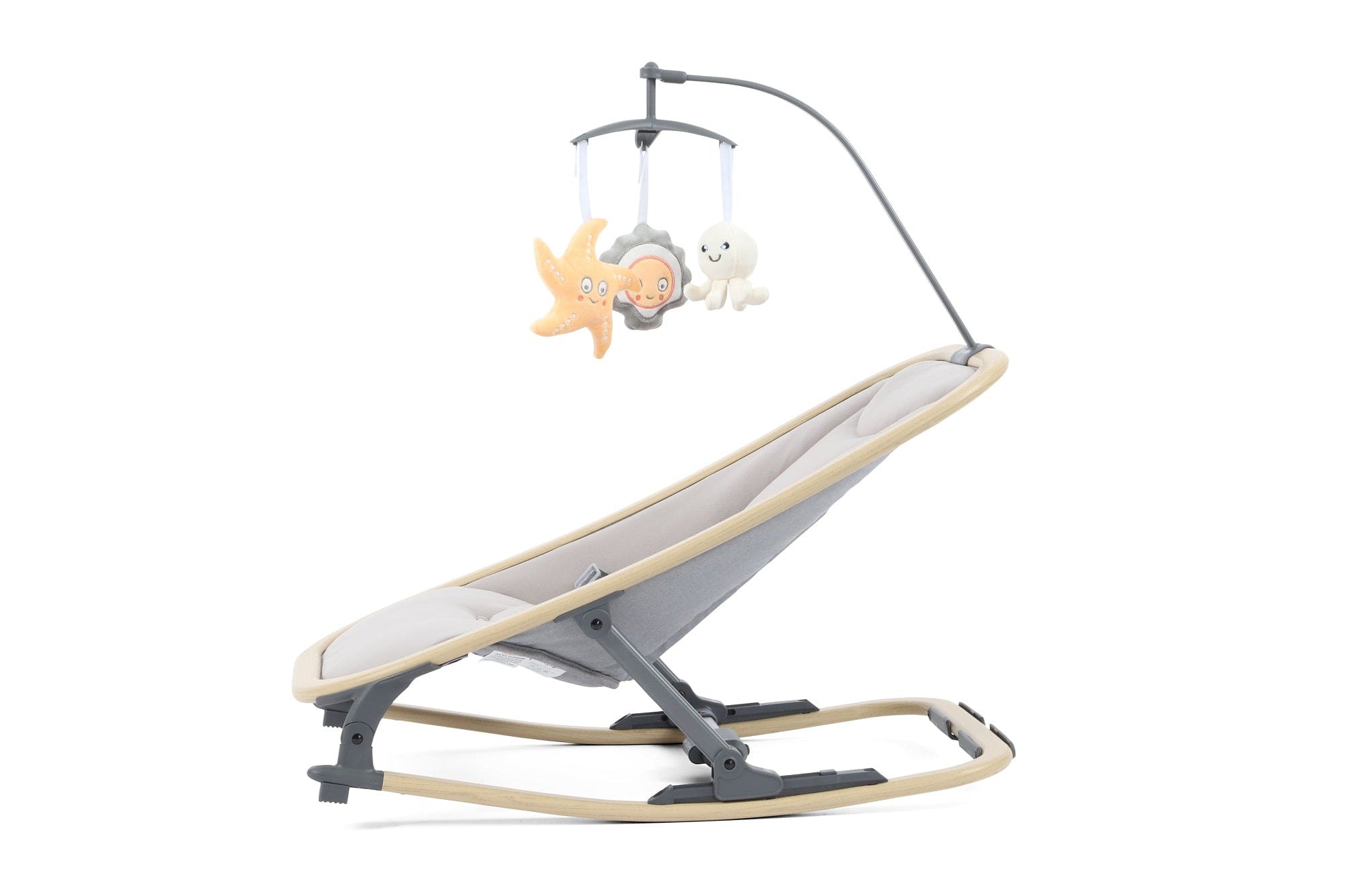 Baby rocker Stone with detachable mobile, British brand