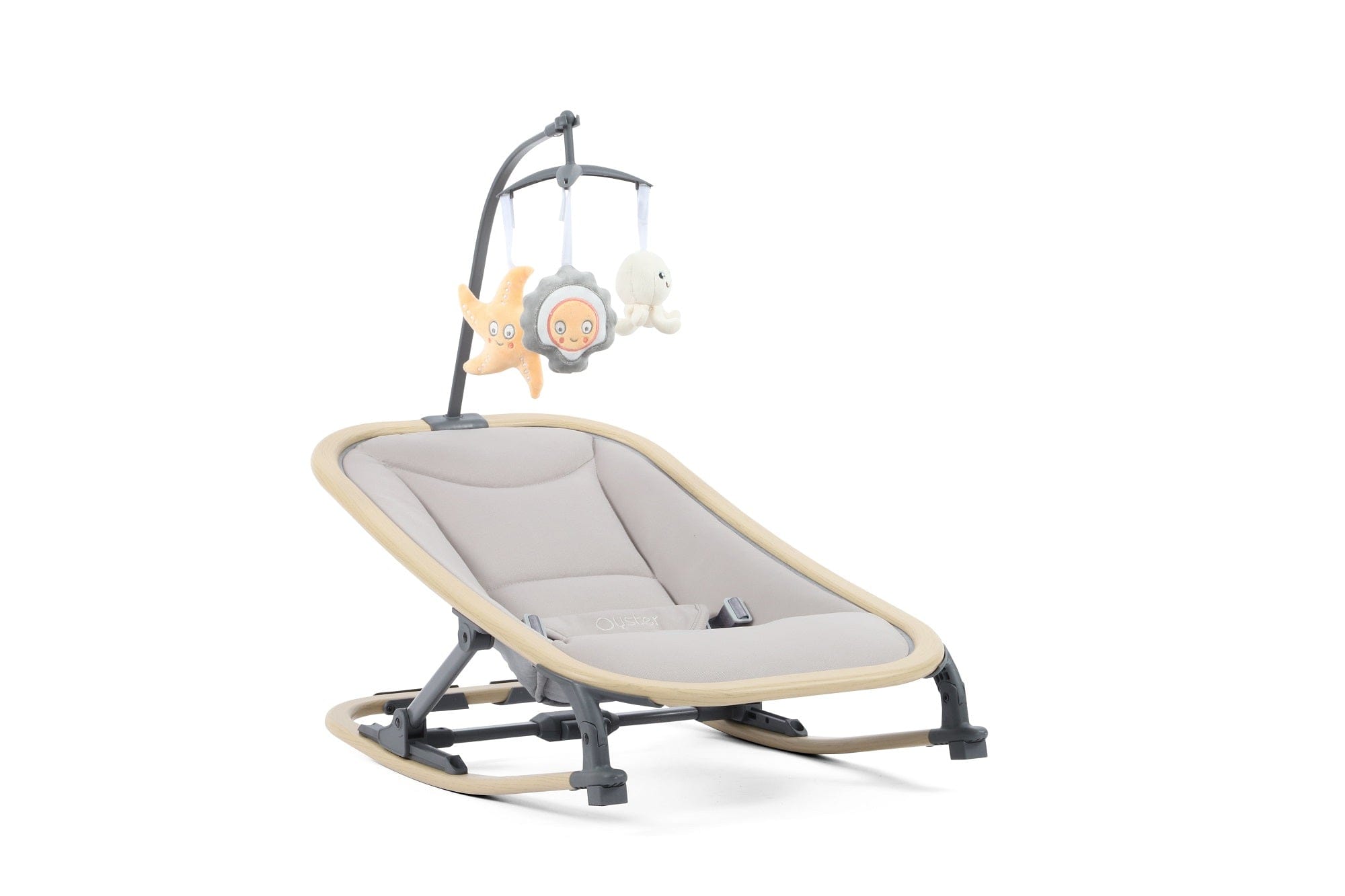 Baby rocker Stone with detachable mobile, British brand