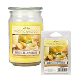 Pacific Wax Co Limoncello Sorbet Jar Candle &amp;amp; Wax Melts Bundle