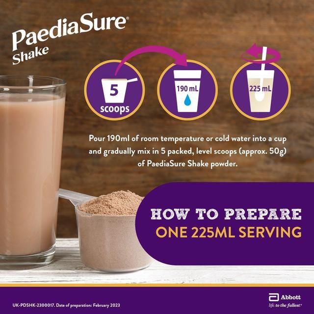 PaediaSure Multivitamins Shake Chocolate   850g