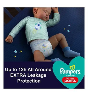 Pampers Baby-Dry éjszakai nadrág, 6-os méret, 24-es pelenka