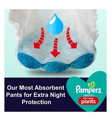 Pampers Baby-Dry éjszakai nadrág, 6-os méret, 24-es pelenka