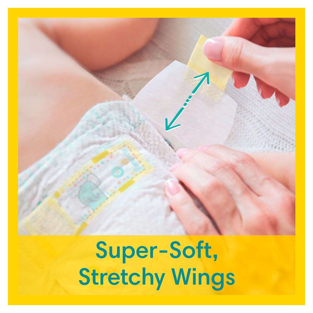 Pampers New Baby Nappies Size 1, 80 Jumbo+ Pack