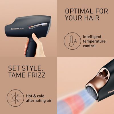 Panasonic EH-NA9J Advanced Folding Hair Dryer with Diffuser, Nanoe &amp;amp; Double Mineral Technology