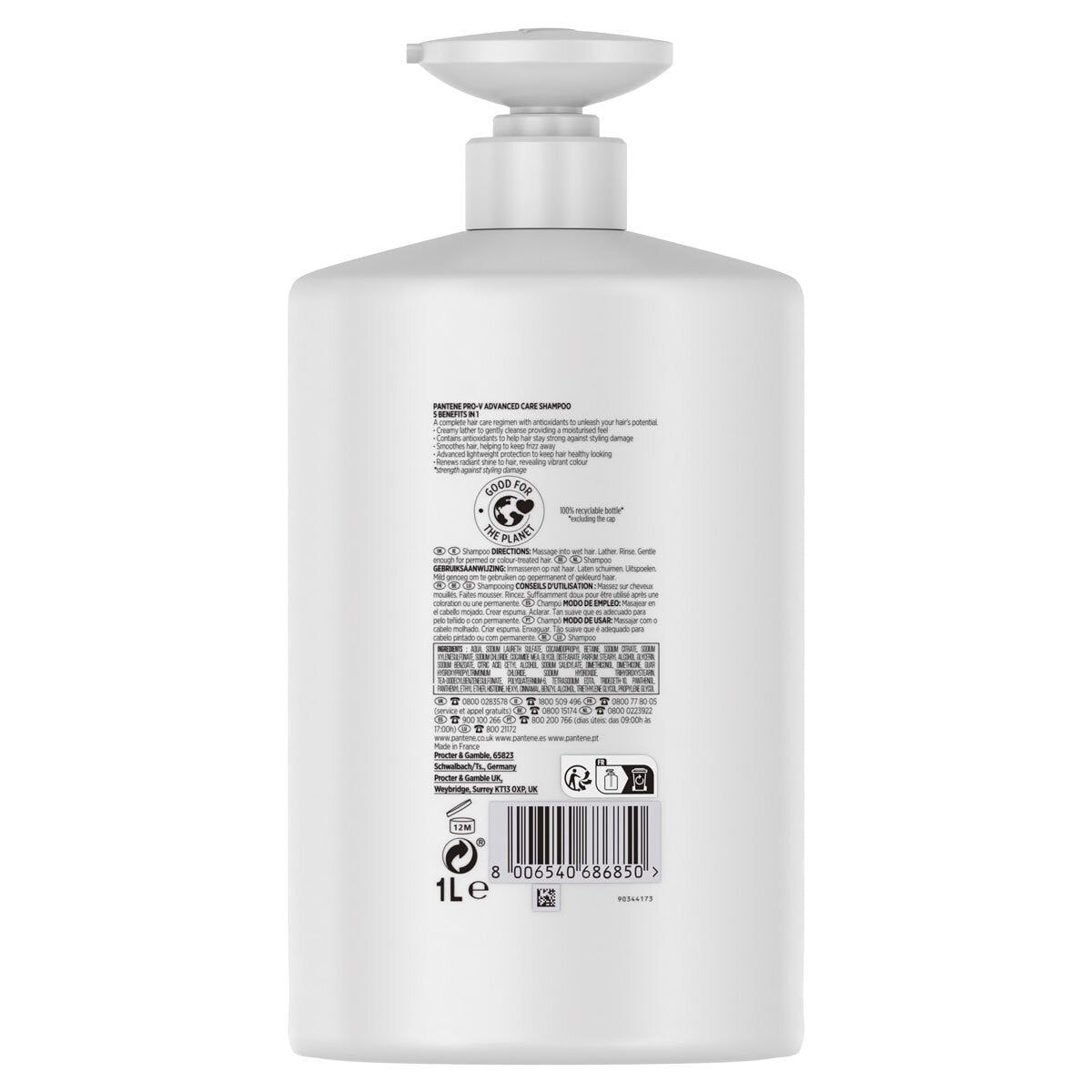 Pantene Advanced Care 5 az 1-ben sampon, 1L