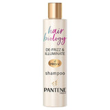 Pantene Hair Biology Defrizz &amp;amp; Illuminate Shampoo   250ml