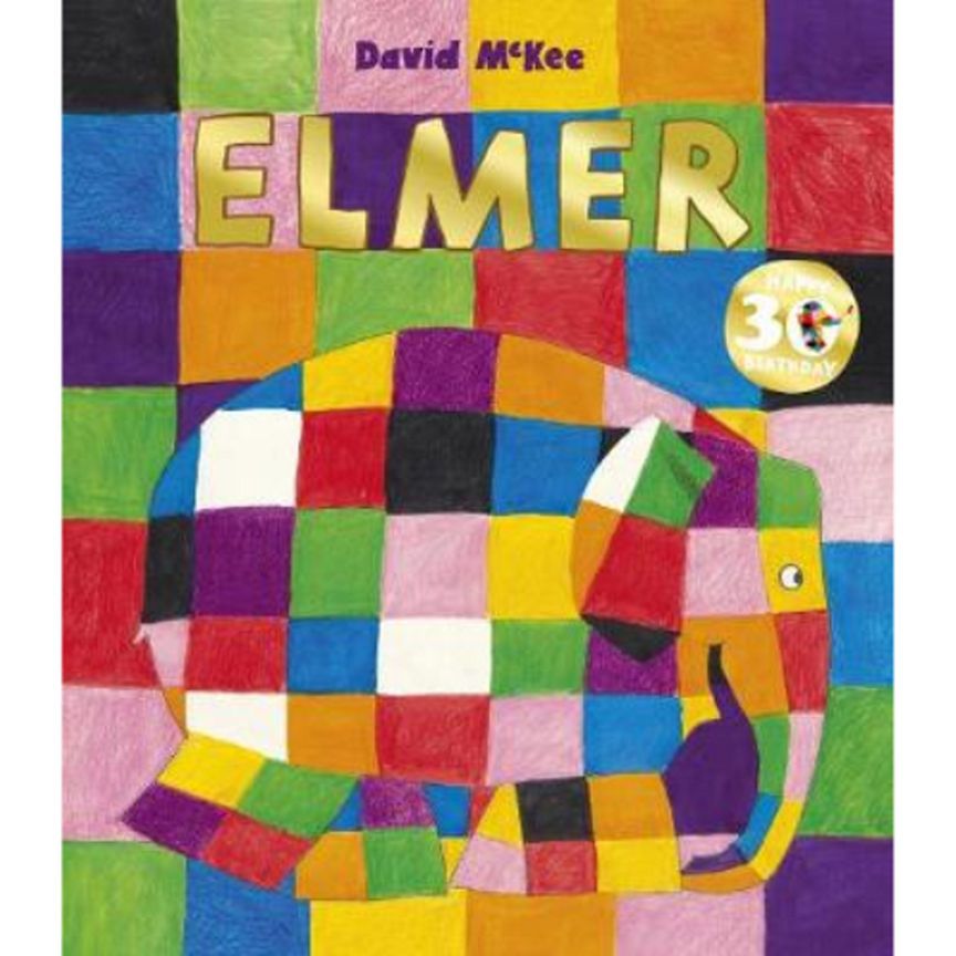 Pehmeäkantinen Elmer, kirjoittanut David Mckee