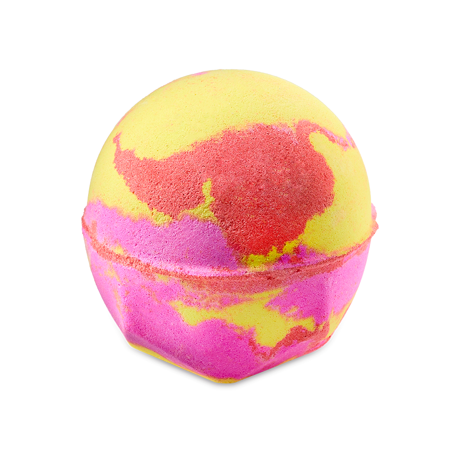 Lush Passion bath bomb fruity fizzing bath product, UK version