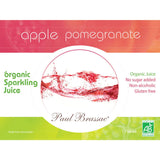 Paul Brassac Organic Sparkling Fruit Juice, 3 x 750ml