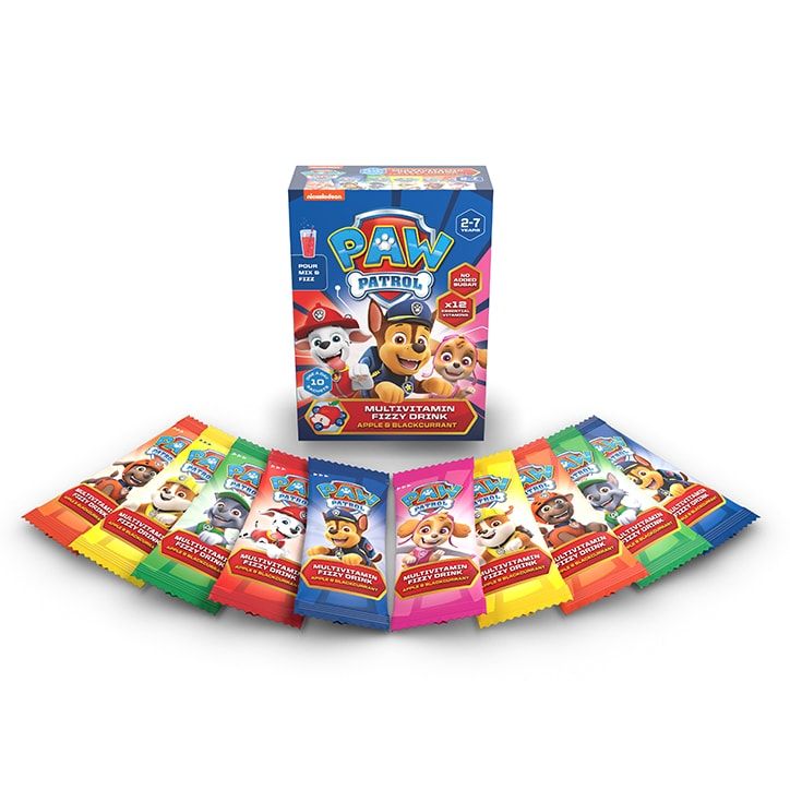 PAW Patrol Nickelodeon Multivitamin Fizzy Drink Apple &amp;amp; Blackcurrant