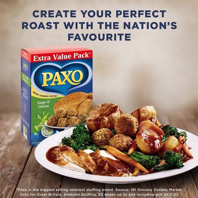 Paxo Sage &amp;amp; Onion Stuffing for Chicken   340g
