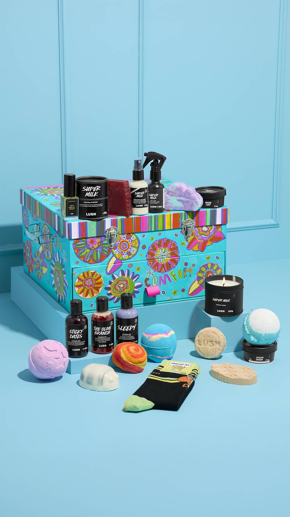 Lush Peace And Love gift set, imported from the UK