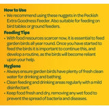 Peckish Extra Goodness Suet Nuggets For Wild Birds   1kg