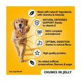 Pedigree Adult Wet Dog Food Tins Mixed in Jelly    6 x 385g