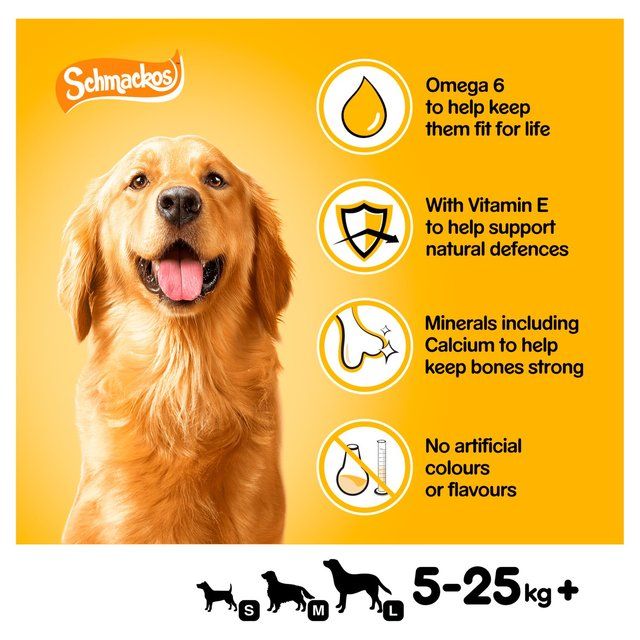 Pedigree Schmackos Adult Dog Treats Meaty Multi Mix    110 x 8g