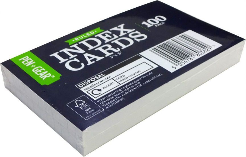 Pen &amp;amp; Gear Index Card
