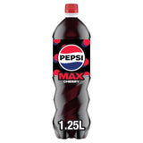 Pepsi Max Cherry No Sugar Cola üveg 1.25L