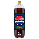 Pepsi Max Ingen Koffein Ingen Sukker Cola Flaske 2L