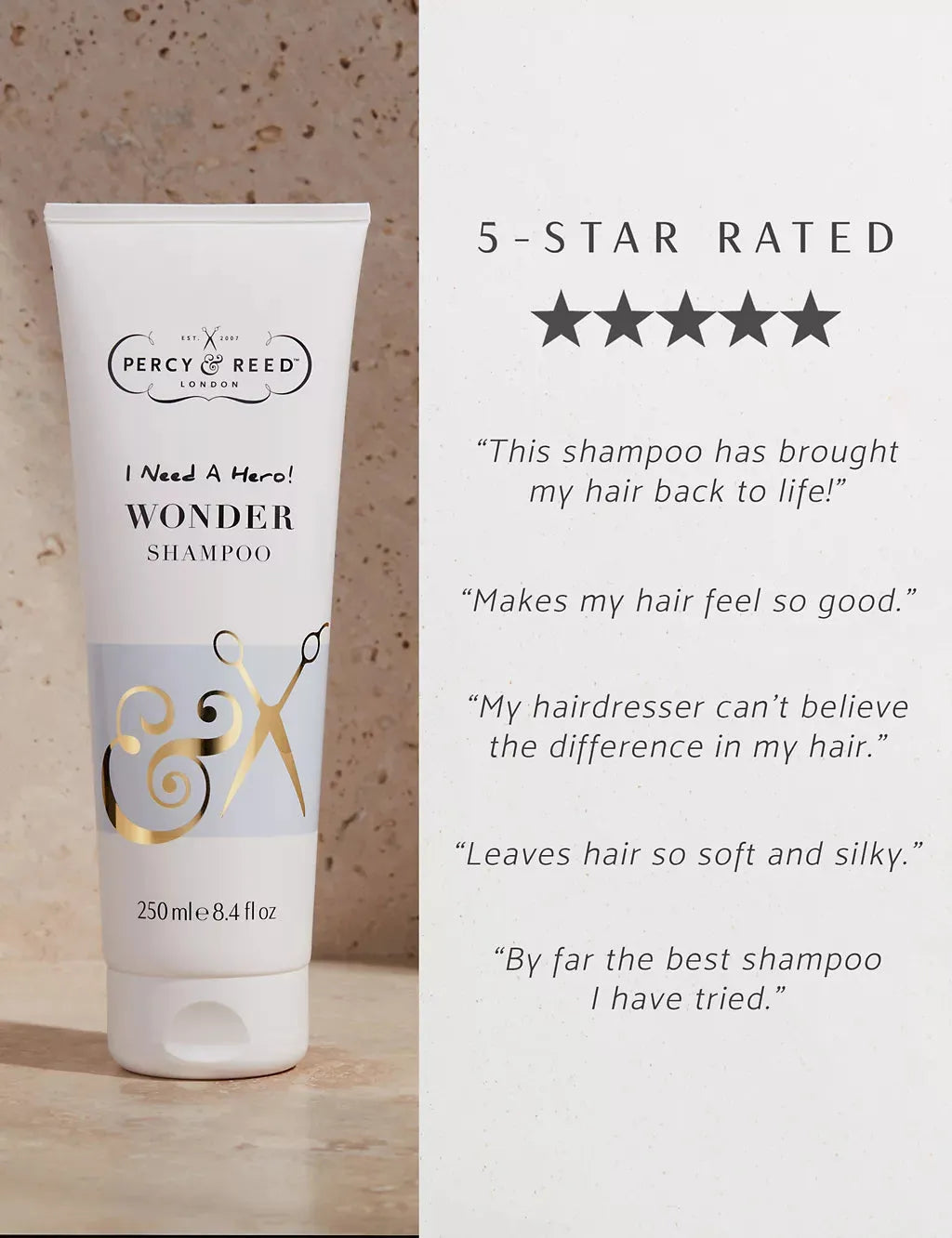 Percy &amp;amp; Reed I Need a Hero! Wonder Shampoo 250ml