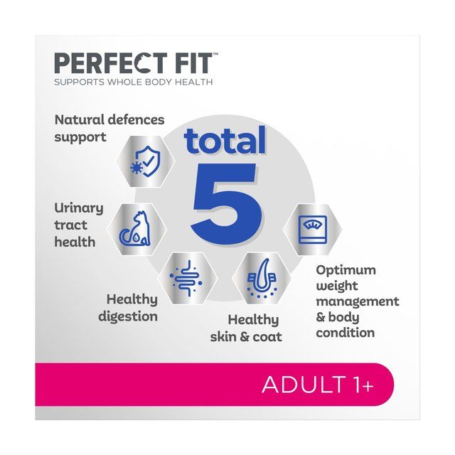 Perfect Fit Advanced Nutrition Adult Cat Food Pouches Mixed in Gravy   12 x 85g