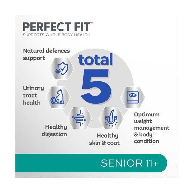 Perfect Fit Cat Complete Dry Senior 11+ Chicken   2.8kg
