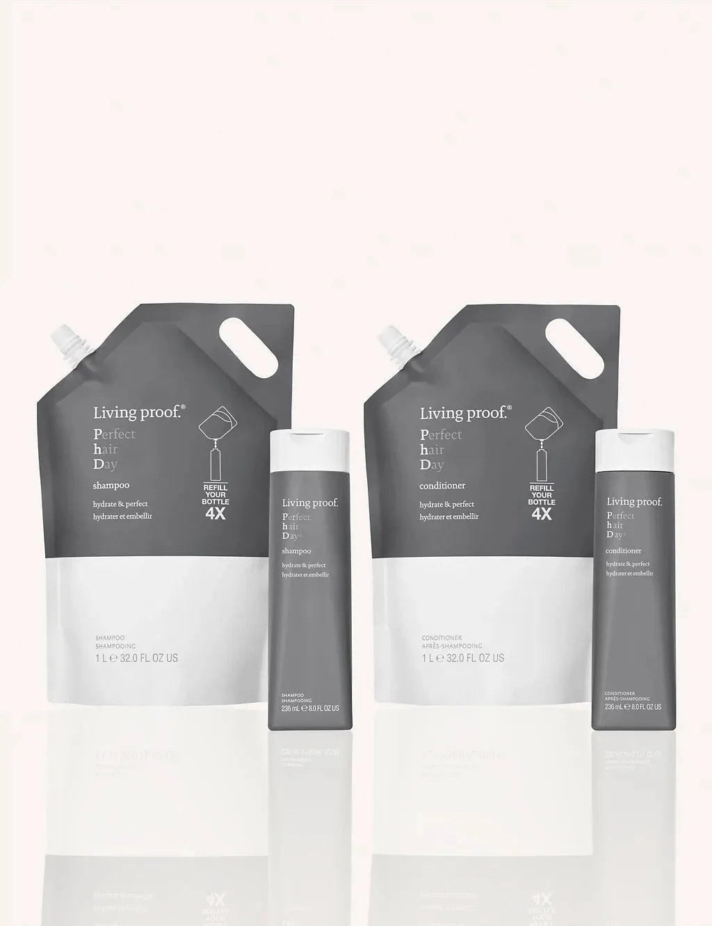 Perfect hair Day&amp;trade; Shampoo reFill pouch 1000ml
