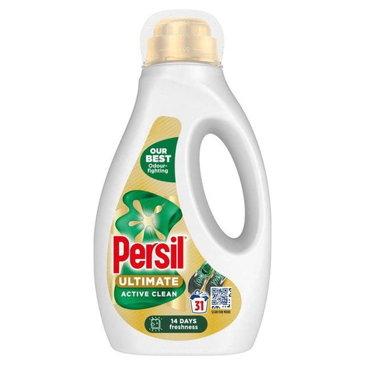 Persil Ultimate Active Clean Bio Laundry Washing Detergent 31 Washes   837ml