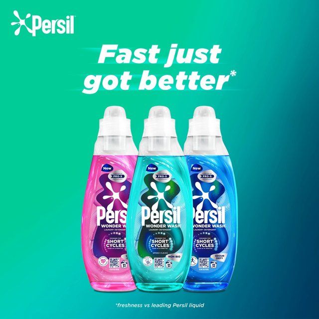 Persil Wonder Wash Speed Clean Non Bio Laundry Detergent 31 Wash   837ml