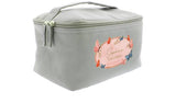 Personlig melding Butterfly Make Up Bag - Grå