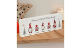 Personalised Message Gonk Mantle Christmas Decoration