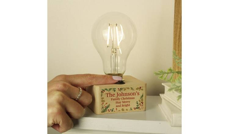 Personlig melding Merry Christmas Bulb Ornament