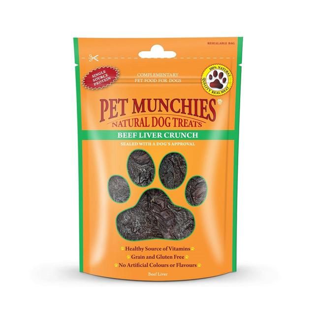 Pet Munchies ביף כבד קרנץ' פינוק לכלב 90 גרם