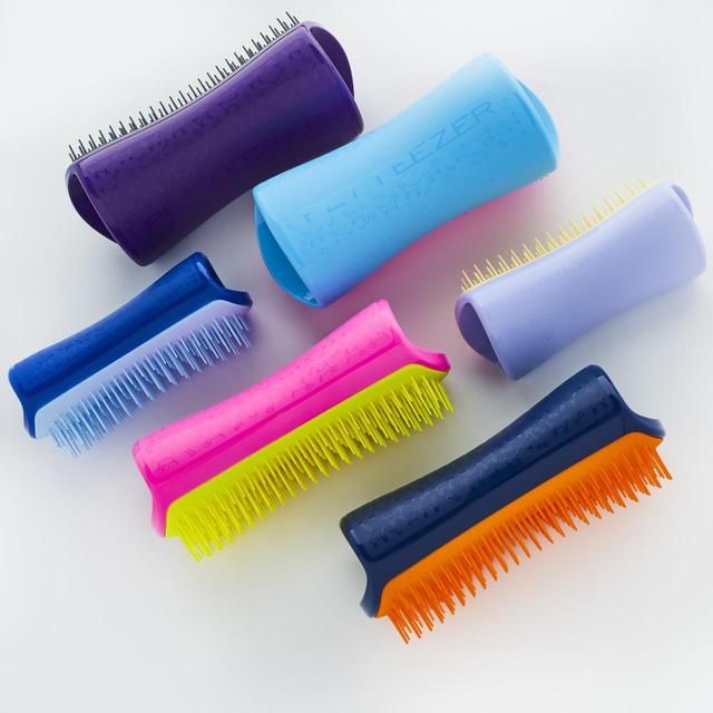 Pet Teezer Detangling Dog Grooming Brush - Navy / Orange