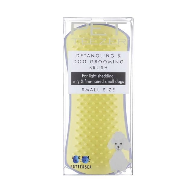 Pet Teezer Detangling Dog Grooming Brush Small - Lilac / Yellow