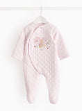 Peter Rabbit Pink Quilted 2.5 Tog Sleepsuit Up to 3 mths