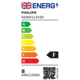 נורה Philips LED Classic Frosted 60W A60 E27 לבן חם 2 לחבילה