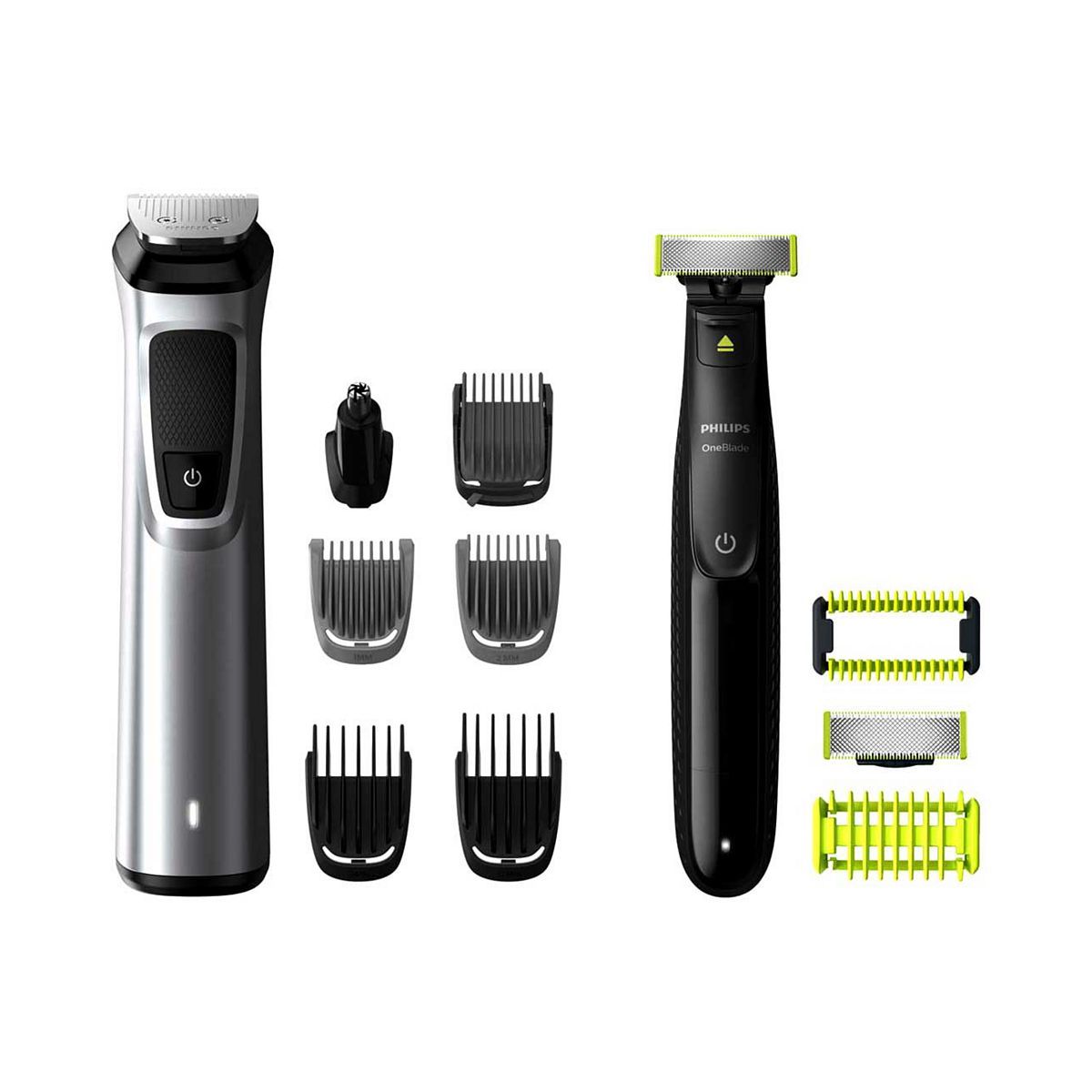 Philips Series 9000 12-in-1 Multigroom Face, Hair and Body with OneBlade MG9710/93