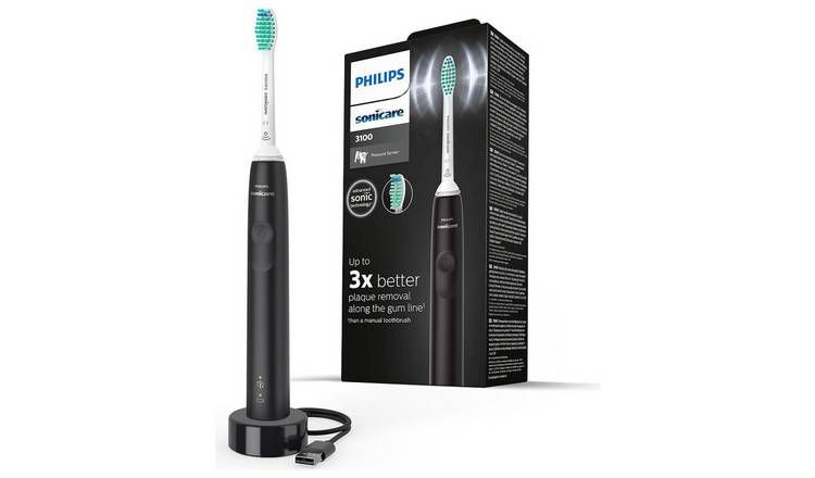 Philips Sonicare 3100 elektrisk tannbørste svart - HX3671/14