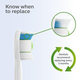 Philips Sonicare Optimal White Toothbrush Heads Black   4 per pack
