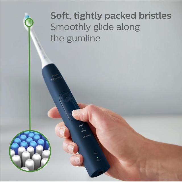 Philips Sonicare Optimal White Toothbrush Heads Black   4 per pack