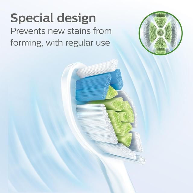 Philips Sonicare Optimal White Toothbrush Heads Black   4 per pack