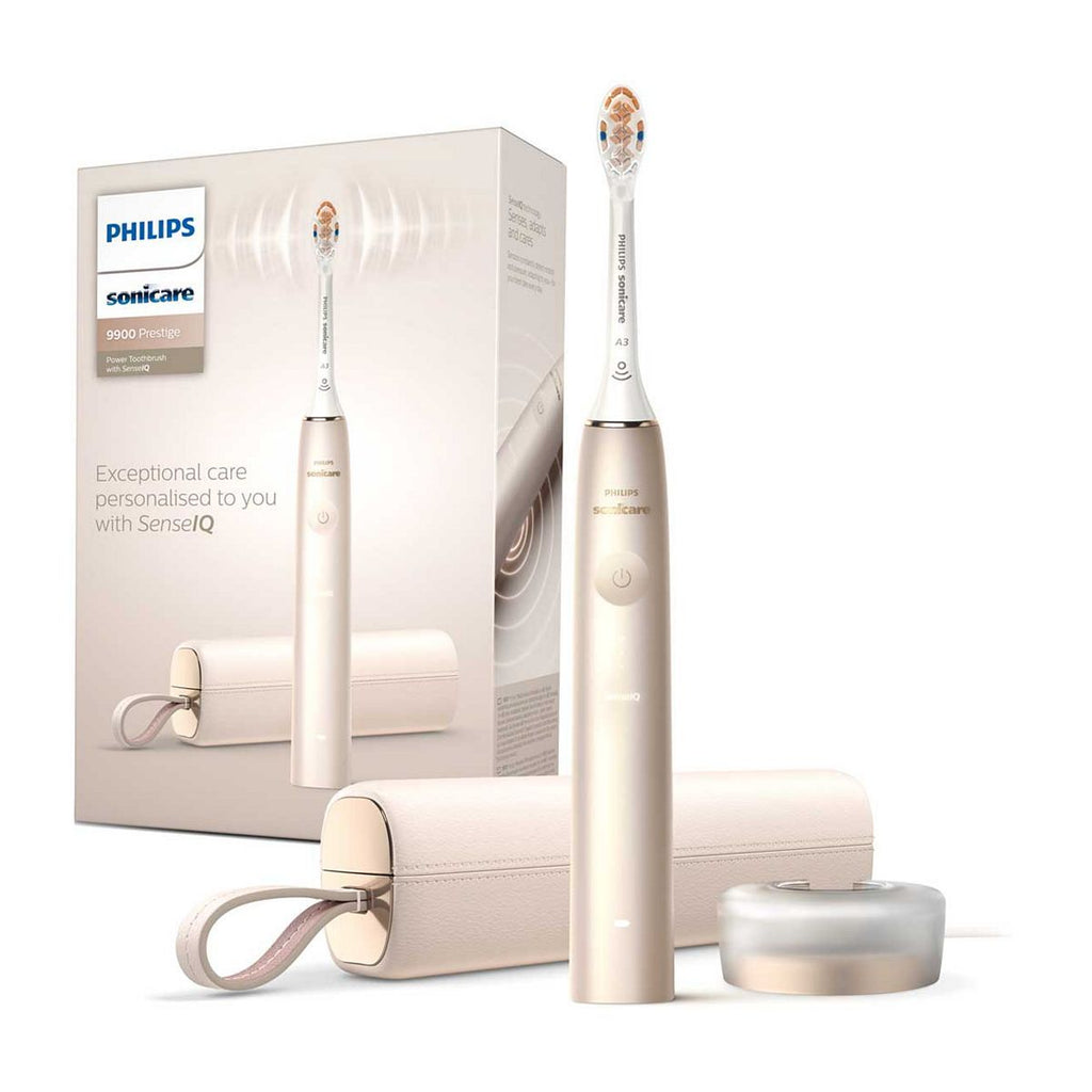 Philips Sonicare Philips Sonicare 9900 Prestige elektrisk tannbørste med SenseIQ - Champagne HX9992/11